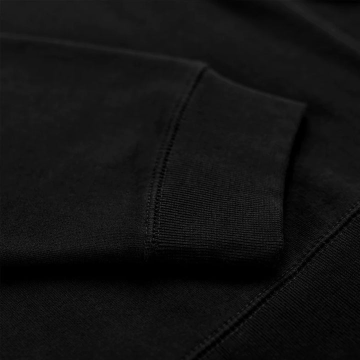 Organic Cotton Crewneck Sweatshirt - Black