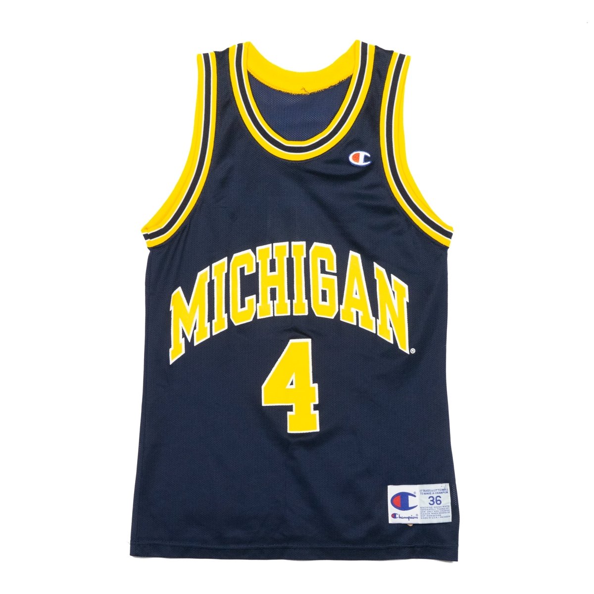 Vintage T Shirt Chris Webber Michigan Wolverines 4 Snag
