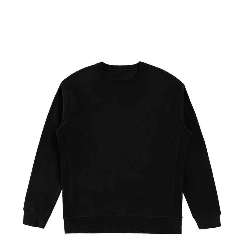 Custom Product - Organic Cotton Crewneck - Black - SNAG