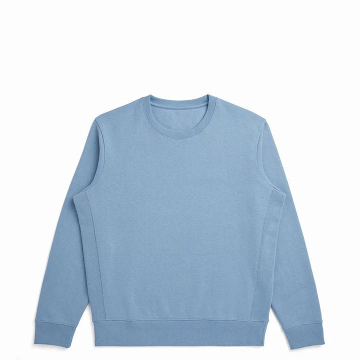 Custom Product - Organic Cotton Crewneck - Cloudy Blue - SNAG