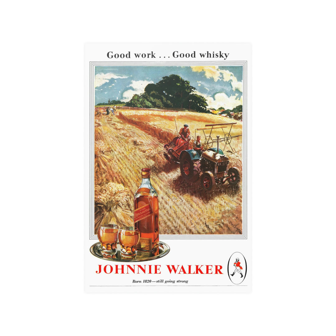 johnnie walker vintage poster