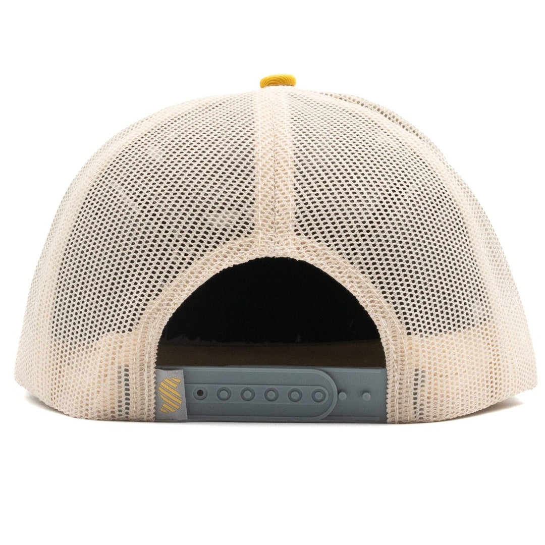 Headwear - 90s Trucker - Silver/Gold/Beige - SNAG