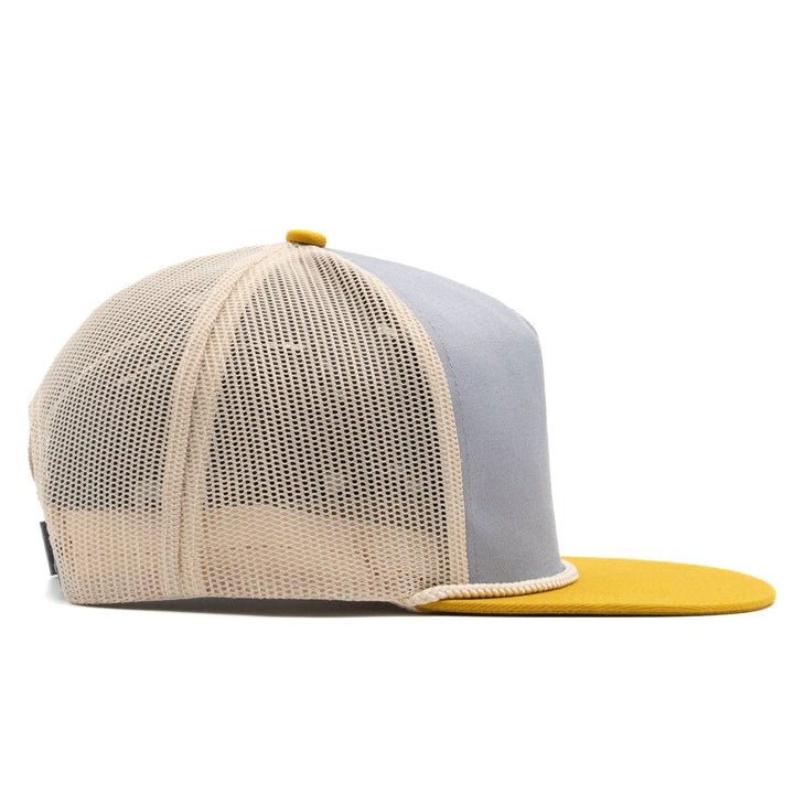 Headwear - 90s Trucker - Silver/Gold/Beige - SNAG