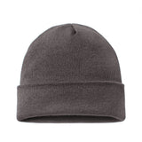 Grey Knit Beanie 