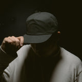 Relaxed Canvas Strapback - Black