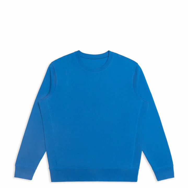 Organic Cotton Crewneck Sweatshirt - French Blue