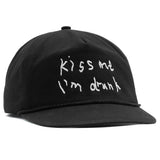 Kiss Me I'm Drunk - Black Canvas