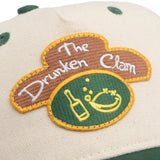 The Drunken Clam - Natural / Green Cotton