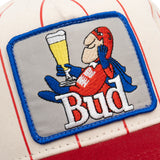 Bud Man - Red Pinstripe