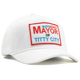Mayor Of Titty City - White Corduroy