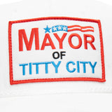 Mayor Of Titty City - White Corduroy