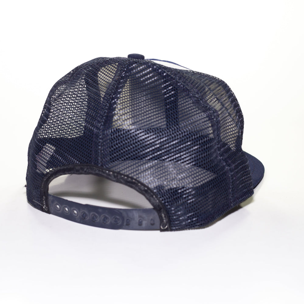 vintage snapback blue mesh