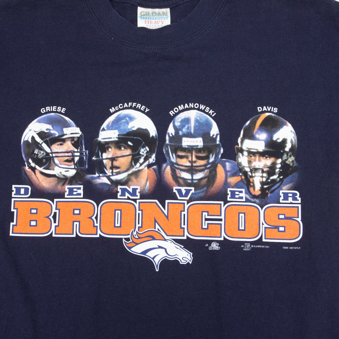 Denver Broncos, Griese, McCaffery, Romanowski, Davis '01