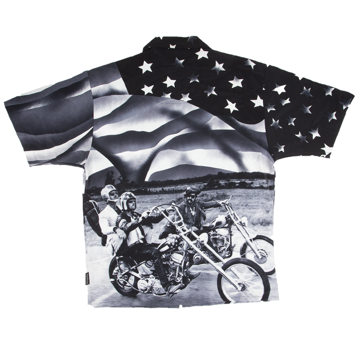 Easy Rider American Flag Button-down, Dragonfly