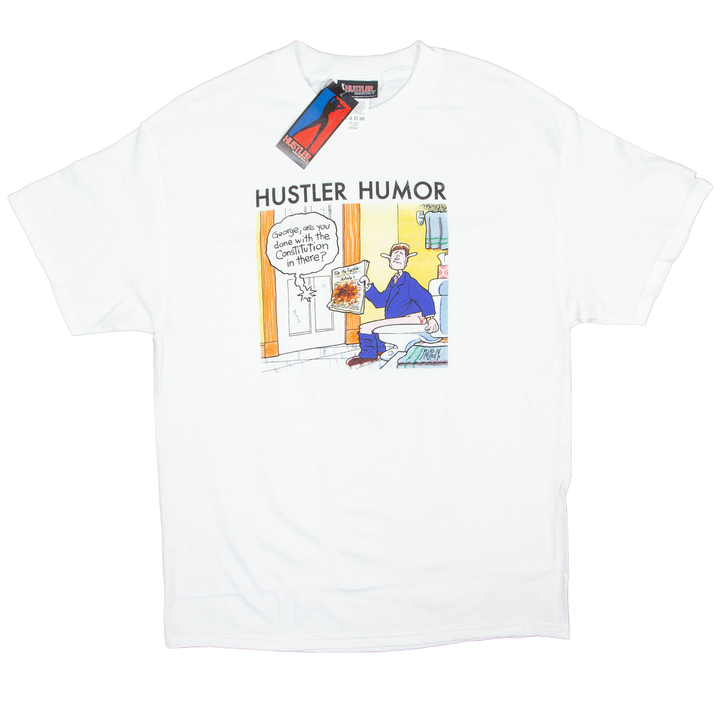 Hustler Humor, George Are You Done With The Constitution In There?
