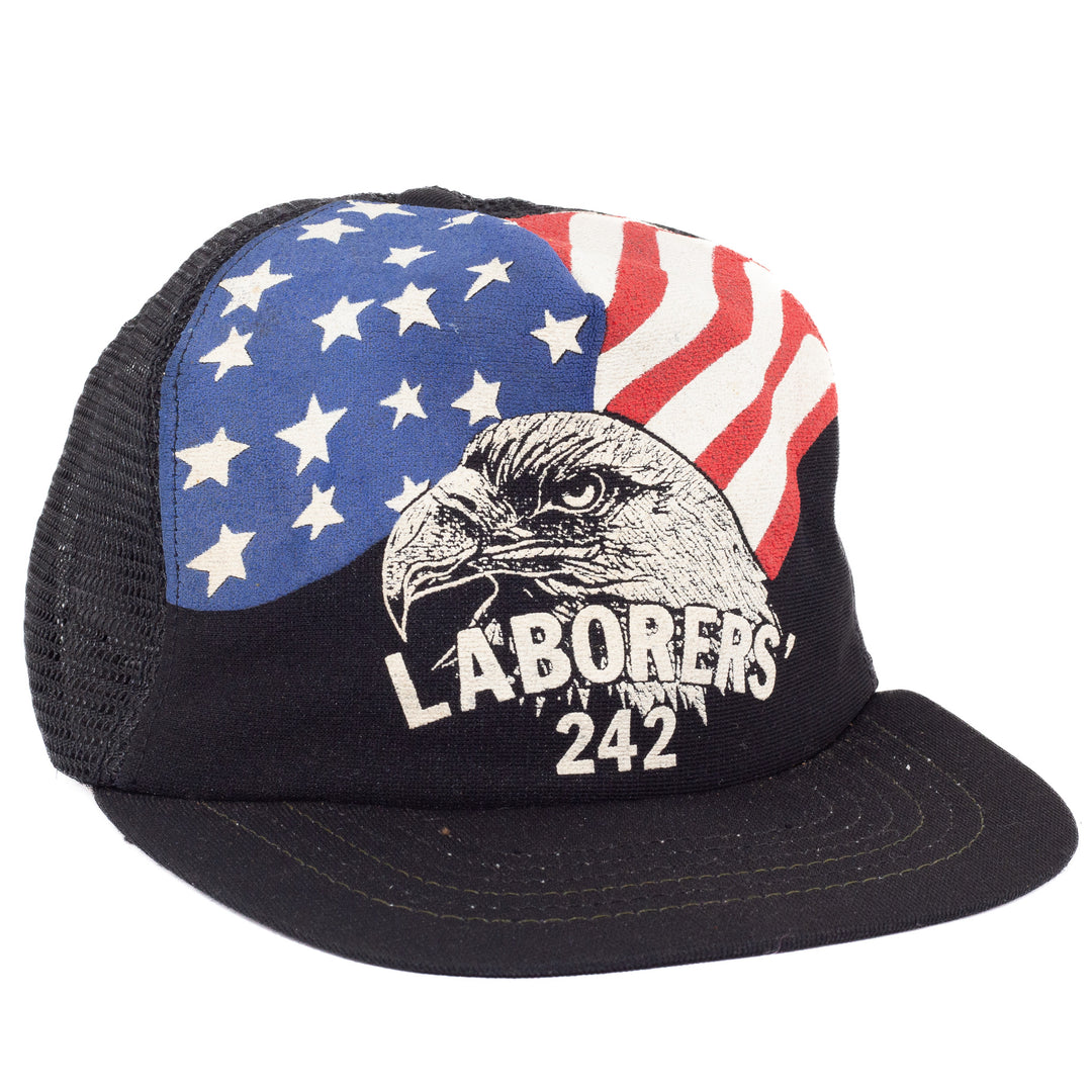 Laborers 242, American Flag Bald Eagle