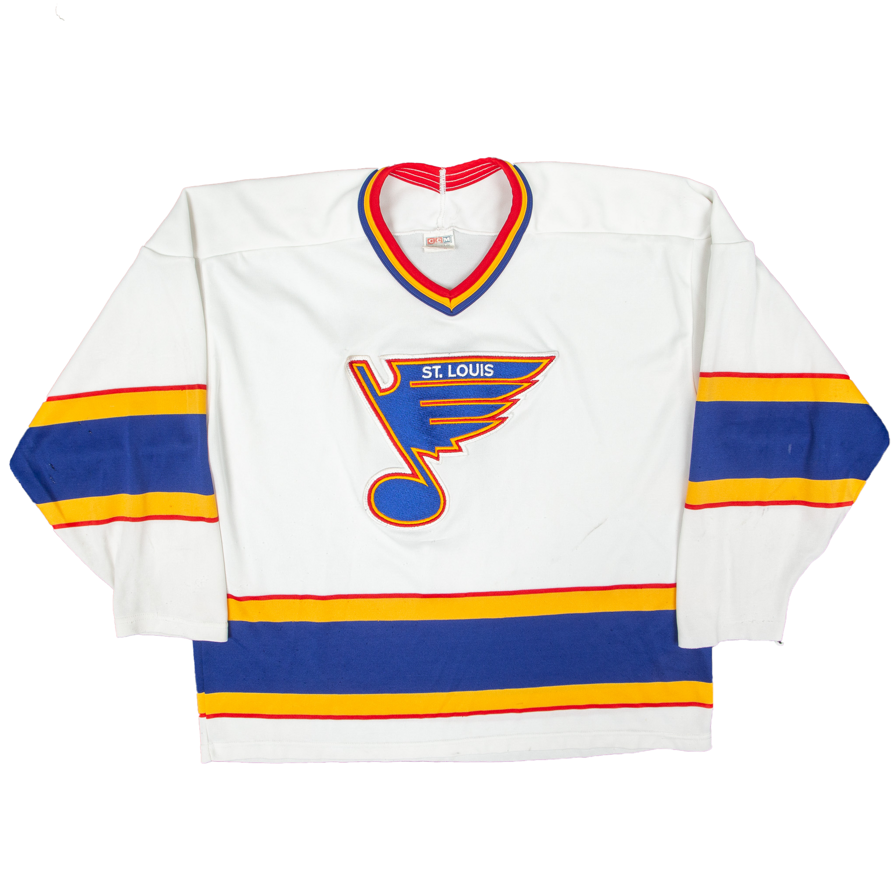 Vintage '90s NHL St Louis Blues CCM Maska Embroidered Jersey for