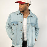 Outfielder Snapback - Red Pinstripe