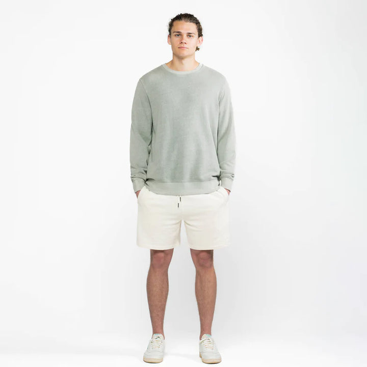Organic French Terry Crewneck Sweatshirt - Sage