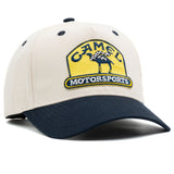 Camel Motorsports - Natural & Navy Cotton