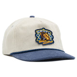 Camel Smooth Character - Vanilla & Navy Corduroy