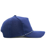 Soft-Structured Performance Snapback - Admiral Blue