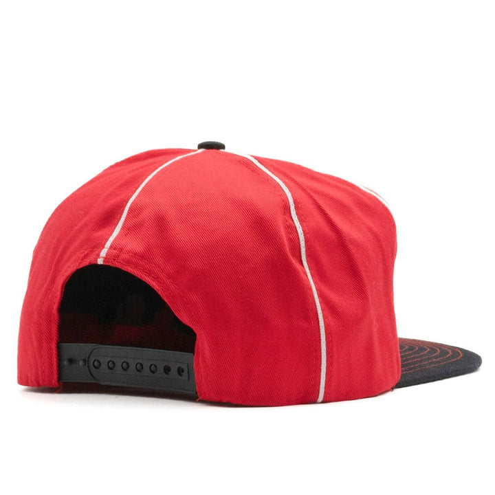 Auto Palace Snapback Hat in Red 