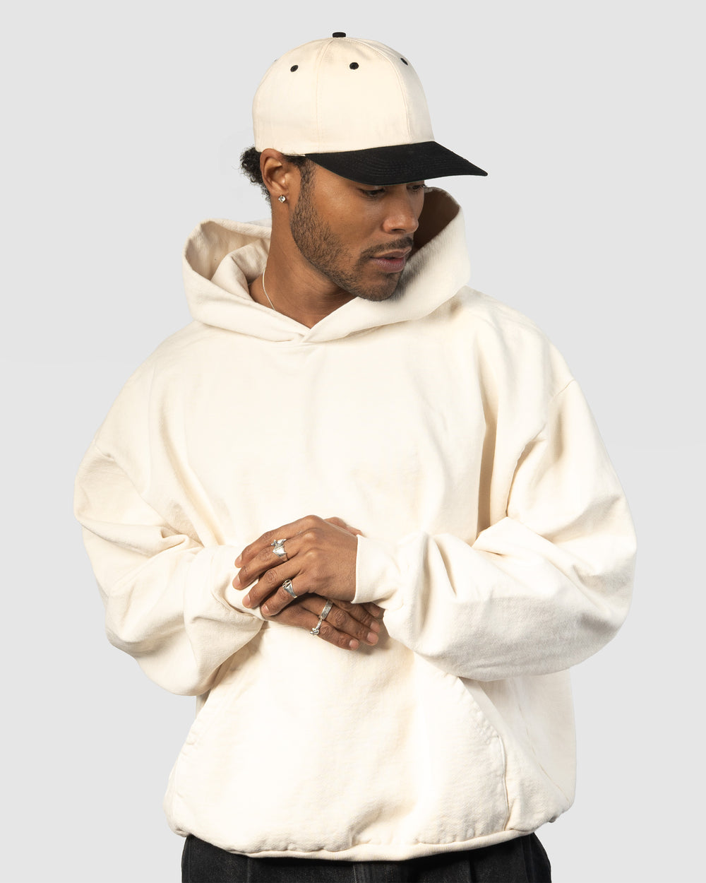 OG Snapback - Beige & Black