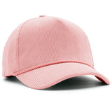 Structured Corduroy Snapback - Bubble Gum Pink