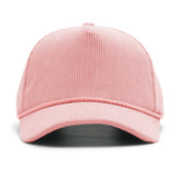 Structured Corduroy Snapback - Bubble Gum Pink