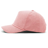 Structured Corduroy Snapback - Bubble Gum Pink