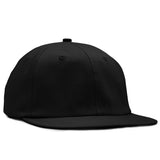 Relaxed Cotton Snapback - Black