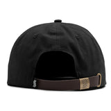 Relaxed Canvas Strapback - Black