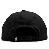 Relaxed Cotton Snapback - Black