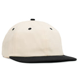 Relaxed Cotton Snapback - Beige & Black