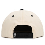 Relaxed Cotton Snapback - Beige & Black