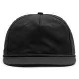 Relaxed Nylon Snapback - Black