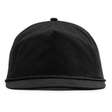 Relaxed Canvas Strapback - Black