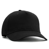 Structured Cotton Snapback - Black