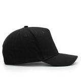 Structured Cotton Snapback - Black