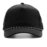 Soft-Structured Performance Snapback - Black