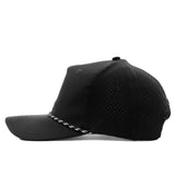 Soft-Structured Performance Snapback - Black