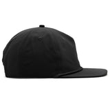 Relaxed Nylon Snapback - Black