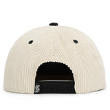 Relaxed Corduroy Snapback - Vanilla & Black