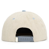 Relaxed Corduroy Snapback - Vanilla & Sky Blue