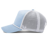 Structured Trucker Snapback - Sky Blue & White