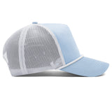 Structured Trucker Snapback - Sky Blue & White