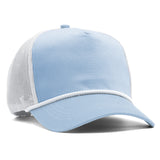 Structured Trucker Snapback - Sky Blue & White