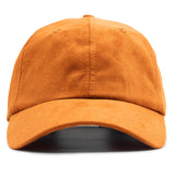 Relaxed Suede Dad Cap - Camel