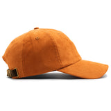 Blank Relaxed Suede Dad Cap